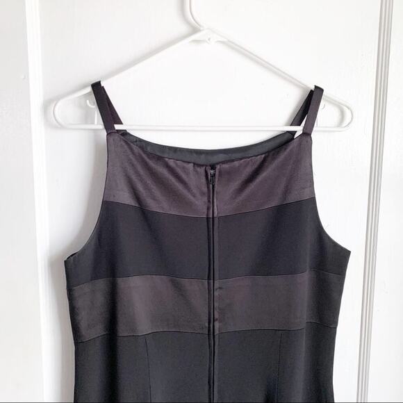 Vintage 90’s Dave & Johnny Maxi Dress High Neckline Satin Striped Bodice Size 14 - Picture 9 of 11